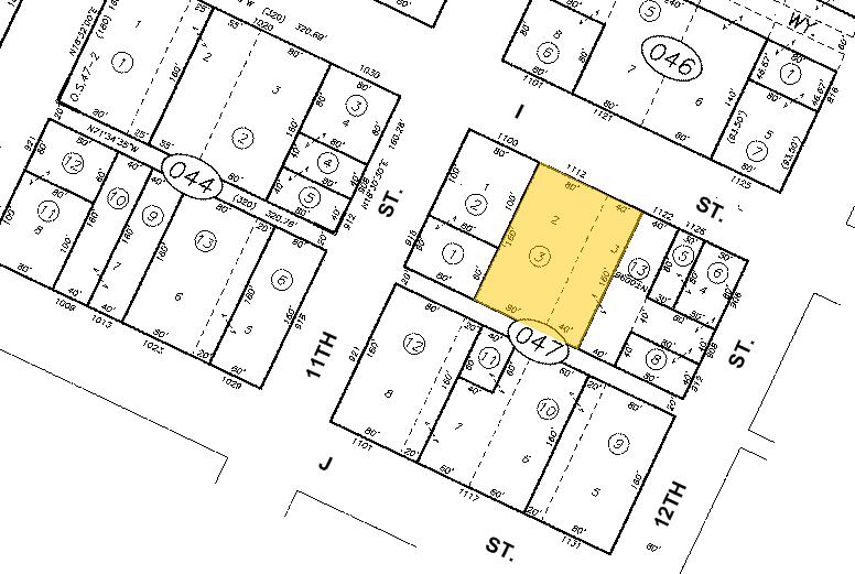 1112 I St, Sacramento, CA for rent - Plat Map - Image 2 of 3