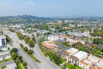 1600 Huntington Dr, South Pasadena, CA - aerial  map view