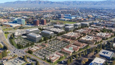 Bowers Ave, Santa Clara, CA - aerial  map view