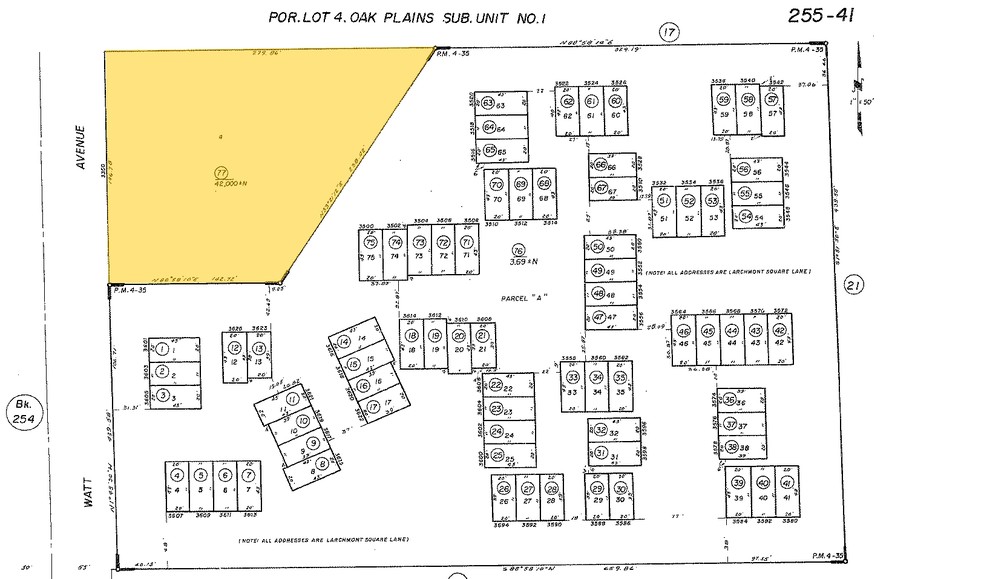 3350 Watt Ave, Sacramento, CA for sale - Plat Map - Image 1 of 1