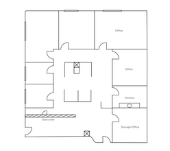 128-130 N Brand Blvd, Glendale, CA for rent Floor Plan- Image 1 of 1