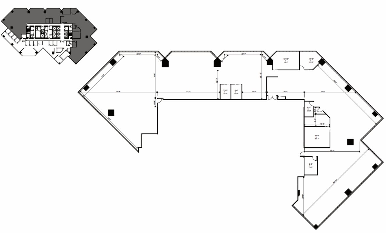 200 King St W, Toronto, ON to rent Floor Plan- Image 1 of 5