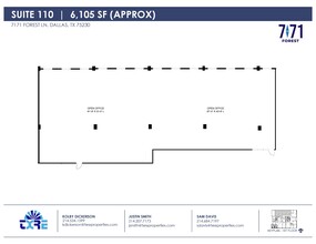 7171 Forest Ln, Dallas, TX for rent Floor Plan- Image 2 of 2