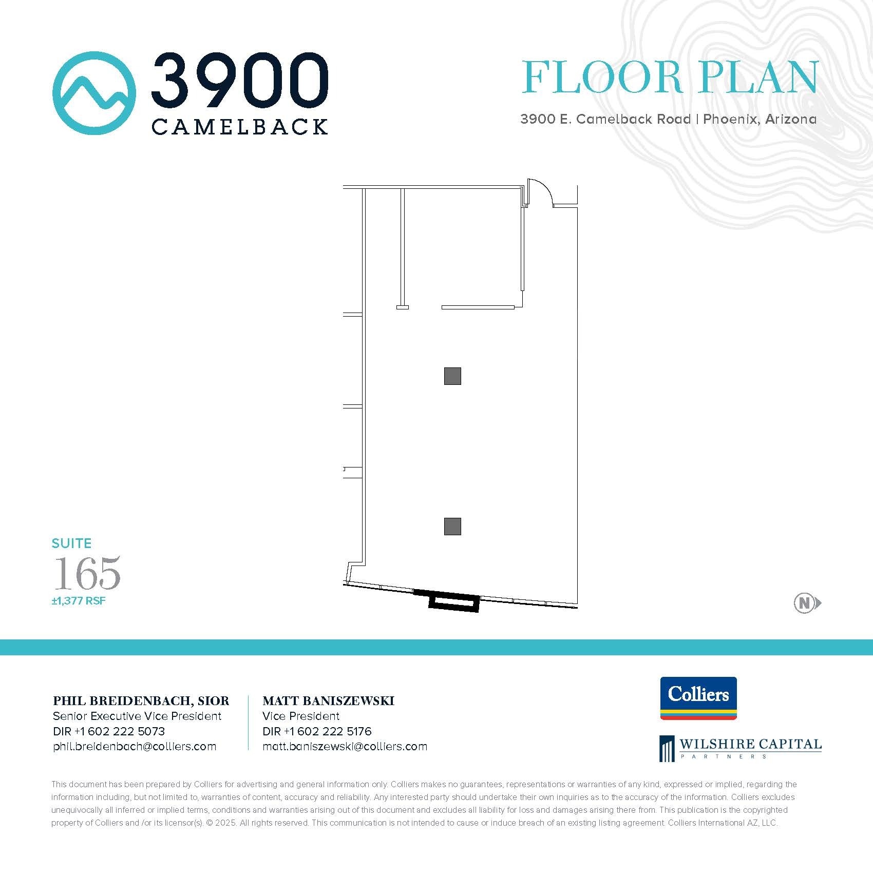 3900 E Camelback Rd, Phoenix, AZ to rent Floor Plan- Image 1 of 1