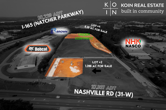 3503-3509 Nashville Rd, Bowling Green, KY - AERIAL  map view - Image1