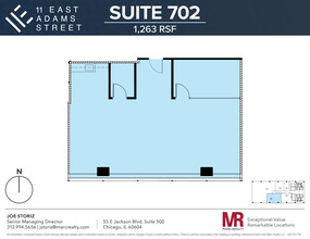 11 E Adams St, Chicago, IL for rent Floor Plan- Image 1 of 5