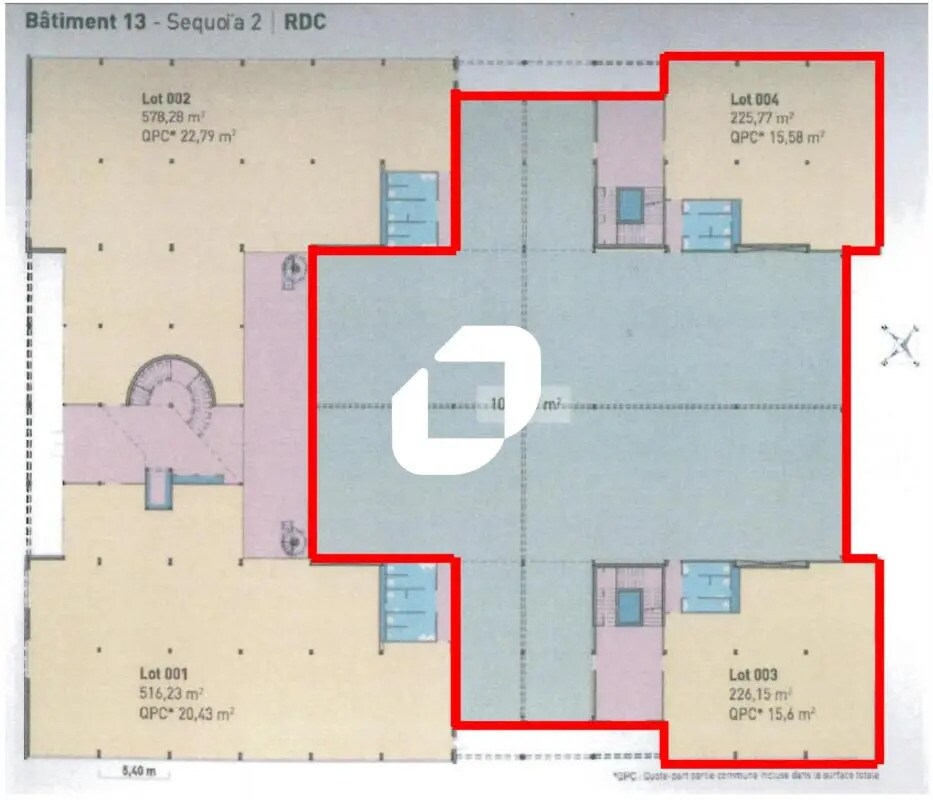 Light Industrial in Saint-Priest to rent Floor Plan- Image 1 of 5