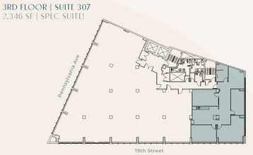 1901 Pennsylvania Ave NW, Washington, DC to rent Floor Plan- Image 1 of 4