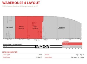 311 N Eastern Blvd, Montgomery, AL for rent Site Plan- Image 1 of 1