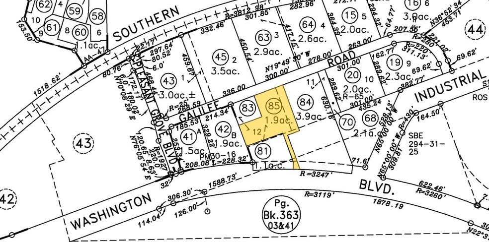 7100 Galilee Rd, Roseville, CA for rent - Plat Map - Image 1 of 1