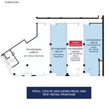 1115-1121 Kingsway, Vancouver, BC for rent Floor Plan- Image 1 of 1