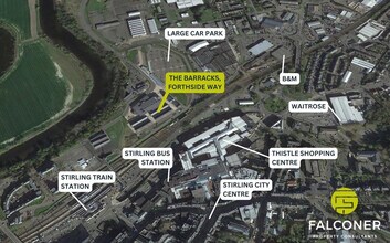 Kintail House, The Barracks, Forthside Way, Stirling to rent Map- Image 2 of 8
