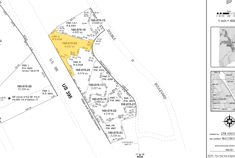 10345 Professional Cir, Reno, NV for rent - Plat Map - Image 2 of 7