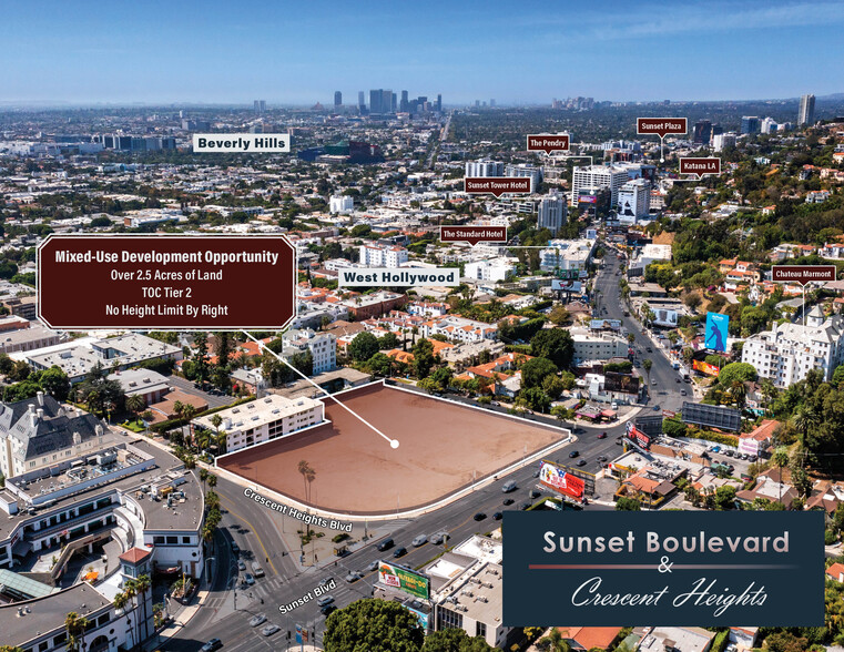 8150 W Sunset Blvd, Los Angeles, CA for sale - Aerial - Image 1 of 1