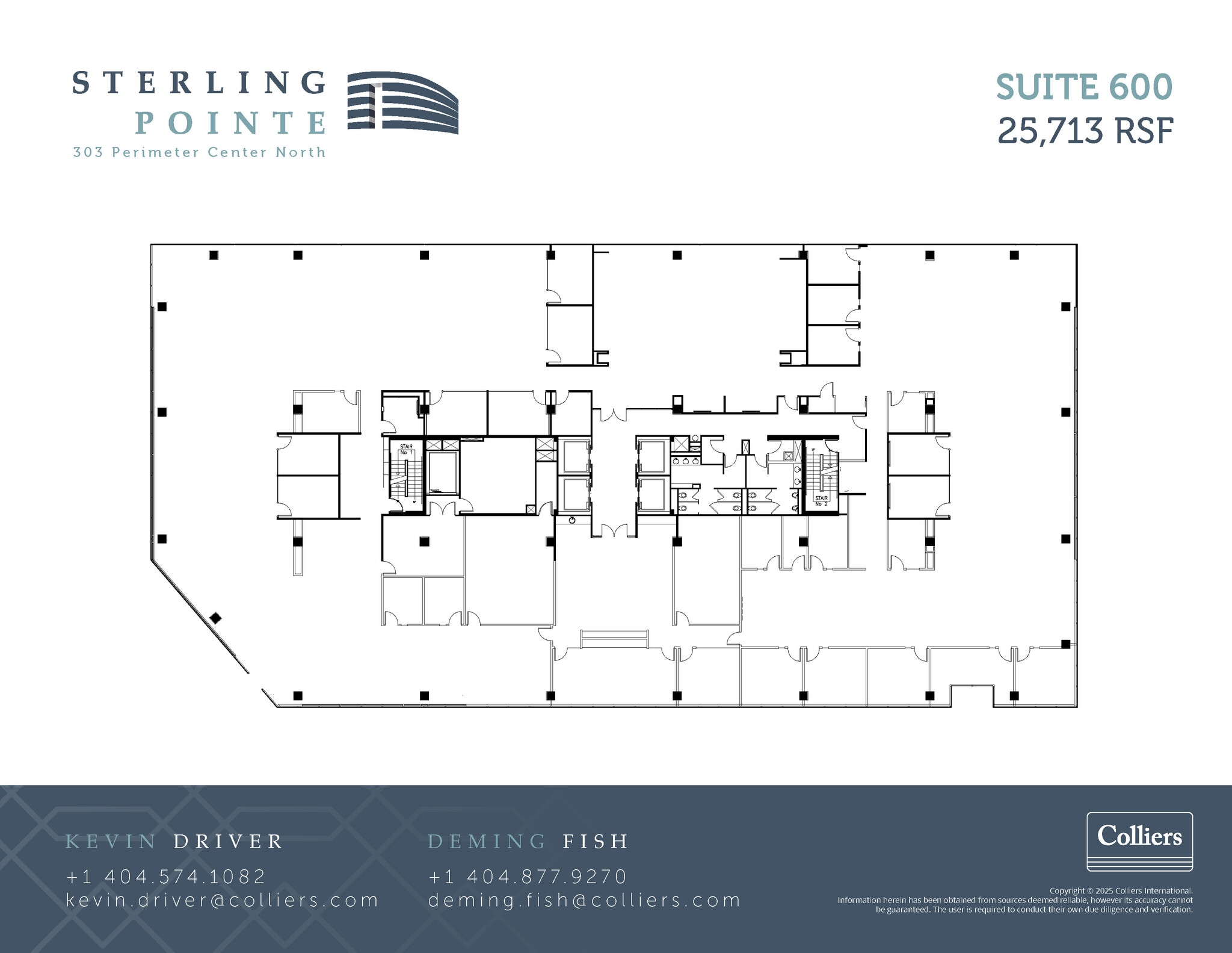 301 Perimeter Ctr N, Atlanta, GA to rent Floor Plan- Image 1 of 2