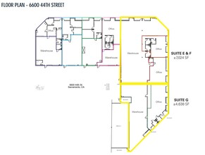 6524 44th St, Sacramento, CA for rent Floor Plan- Image 2 of 2