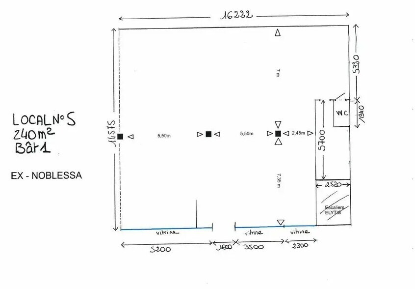 Retail in Lattes to rent - Floor Plan - Image 3 of 3