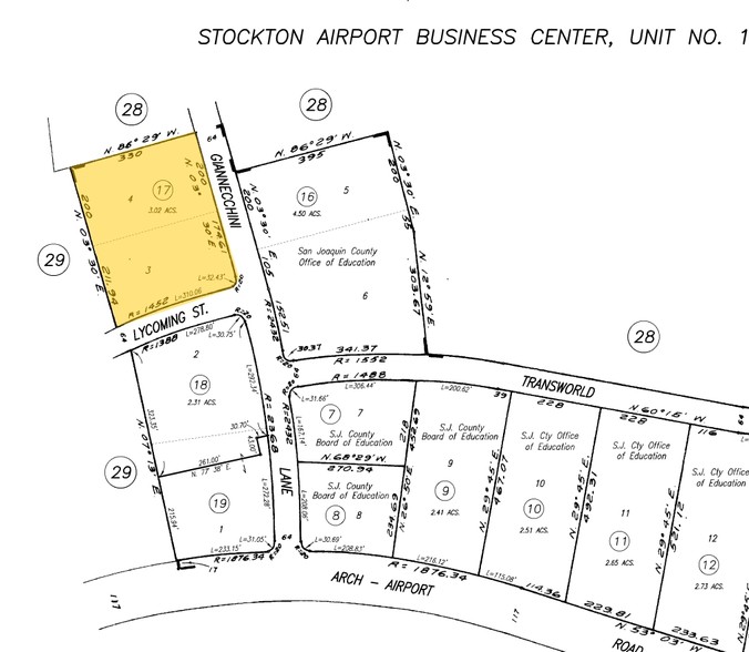 2619 Lycoming Rd, Stockton, CA for rent - Plat Map - Image 2 of 5