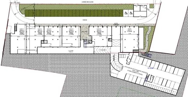Retail in Marseille for sale - Floor Plan - Image 2 of 5