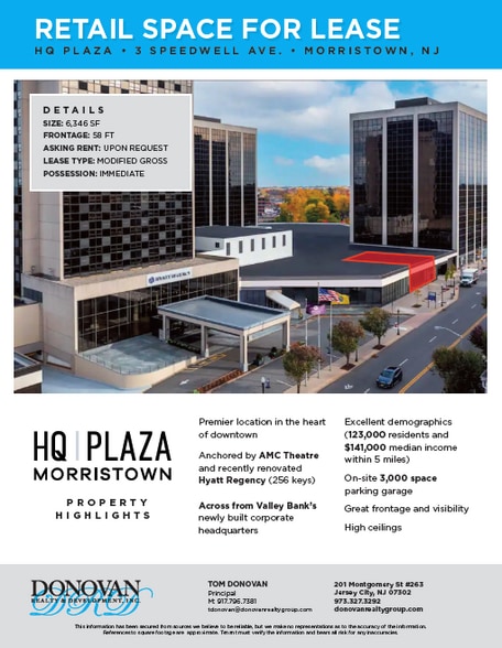 21 Speedwell Ave, Morristown, NJ to rent - Building Photo - Image 1 of 6