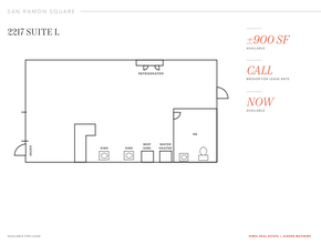 2205-2217 San Ramon Valley Blvd, San Ramon, CA for rent Floor Plan- Image 2 of 2