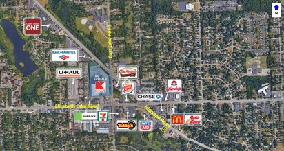 3127 W Huron St, Waterford, MI - aerial  map view - Image1