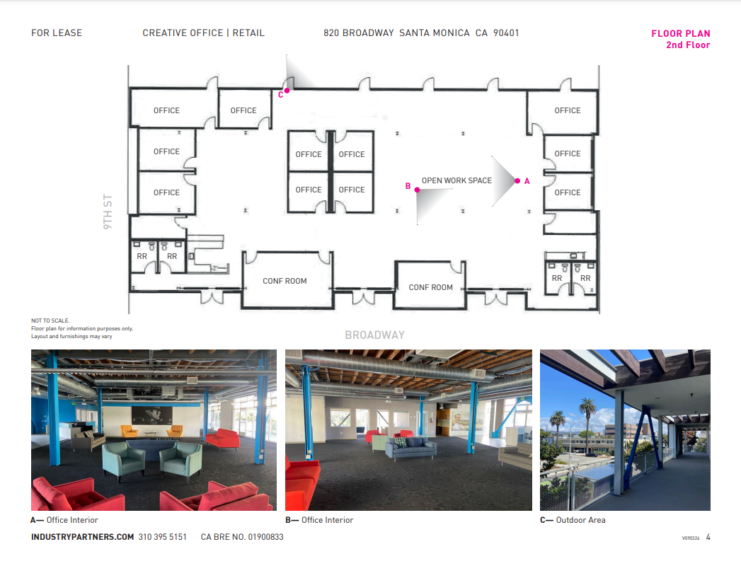 820 Broadway, Santa Monica, CA for rent Floor Plan- Image 1 of 1