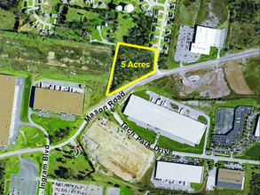 393 Mason Rd, La Vergne, TN - aerial  map view