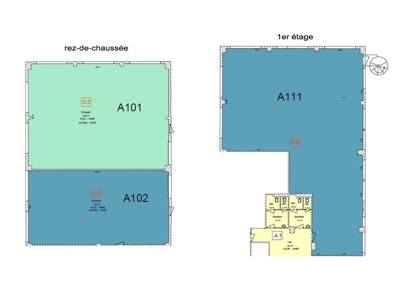Light Industrial in Saint-Priest to rent - Floor Plan - Image 2 of 7