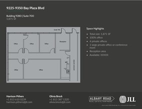 9280 Bay Plaza Blvd, Tampa, FL to rent Floor Plan- Image 1 of 1
