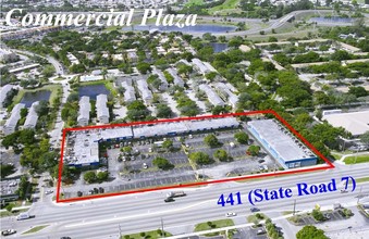 5301-5371 N State Road 7, Tamarac, FL - aerial  map view