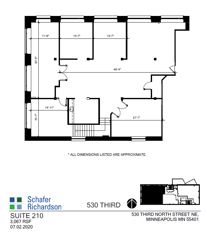 530 N 3rd St, Minneapolis, MN to rent Floor Plan- Image 1 of 1