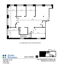 530 N 3rd St, Minneapolis, MN for rent Floor Plan- Image 1 of 1