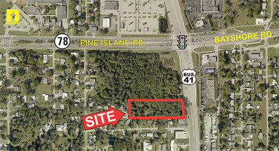 1701 N Tamiami Trl, North Fort Myers, FL - aerial  map view