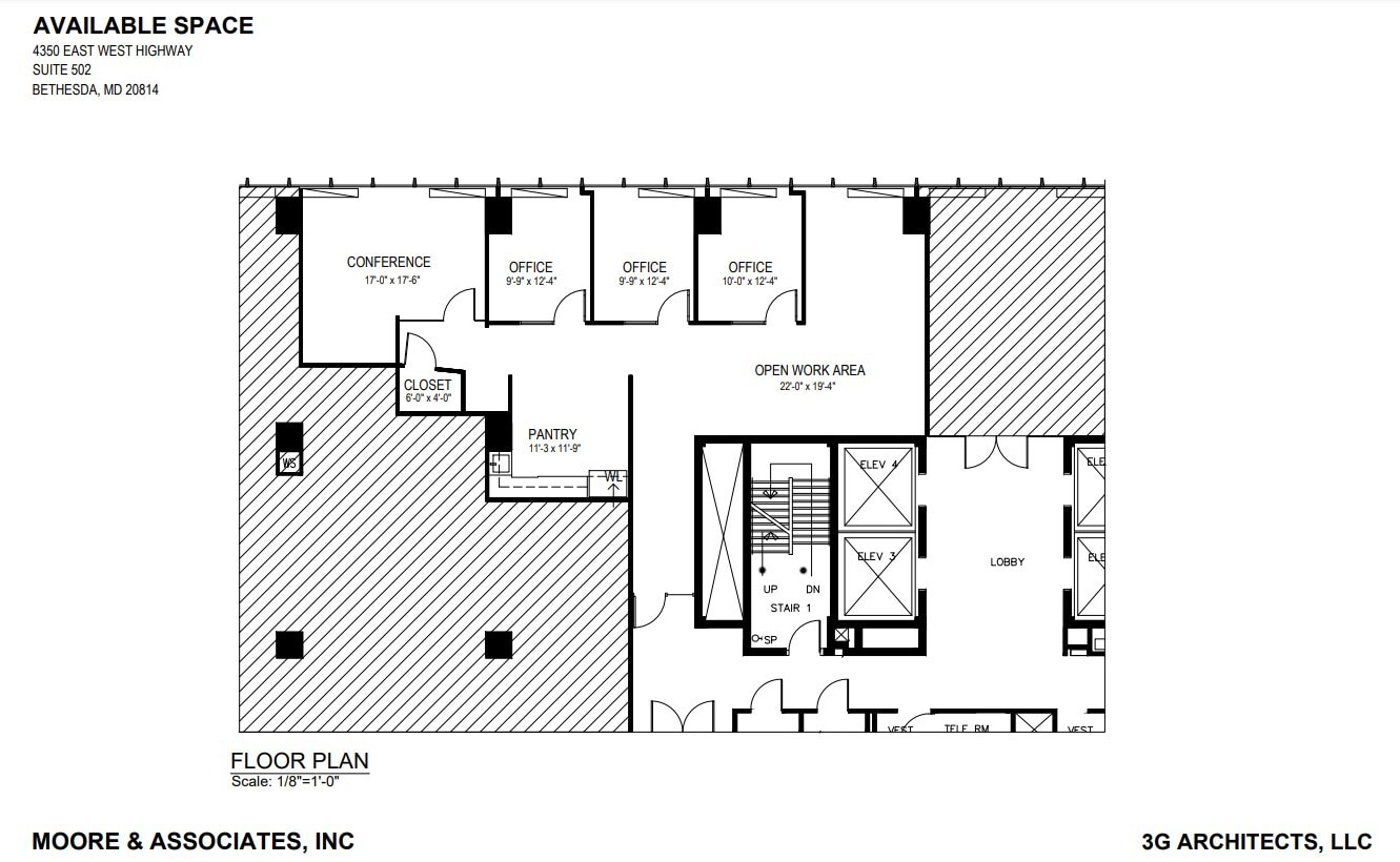 4340 East-West Hwy, Bethesda, MD to rent Floor Plan- Image 1 of 1