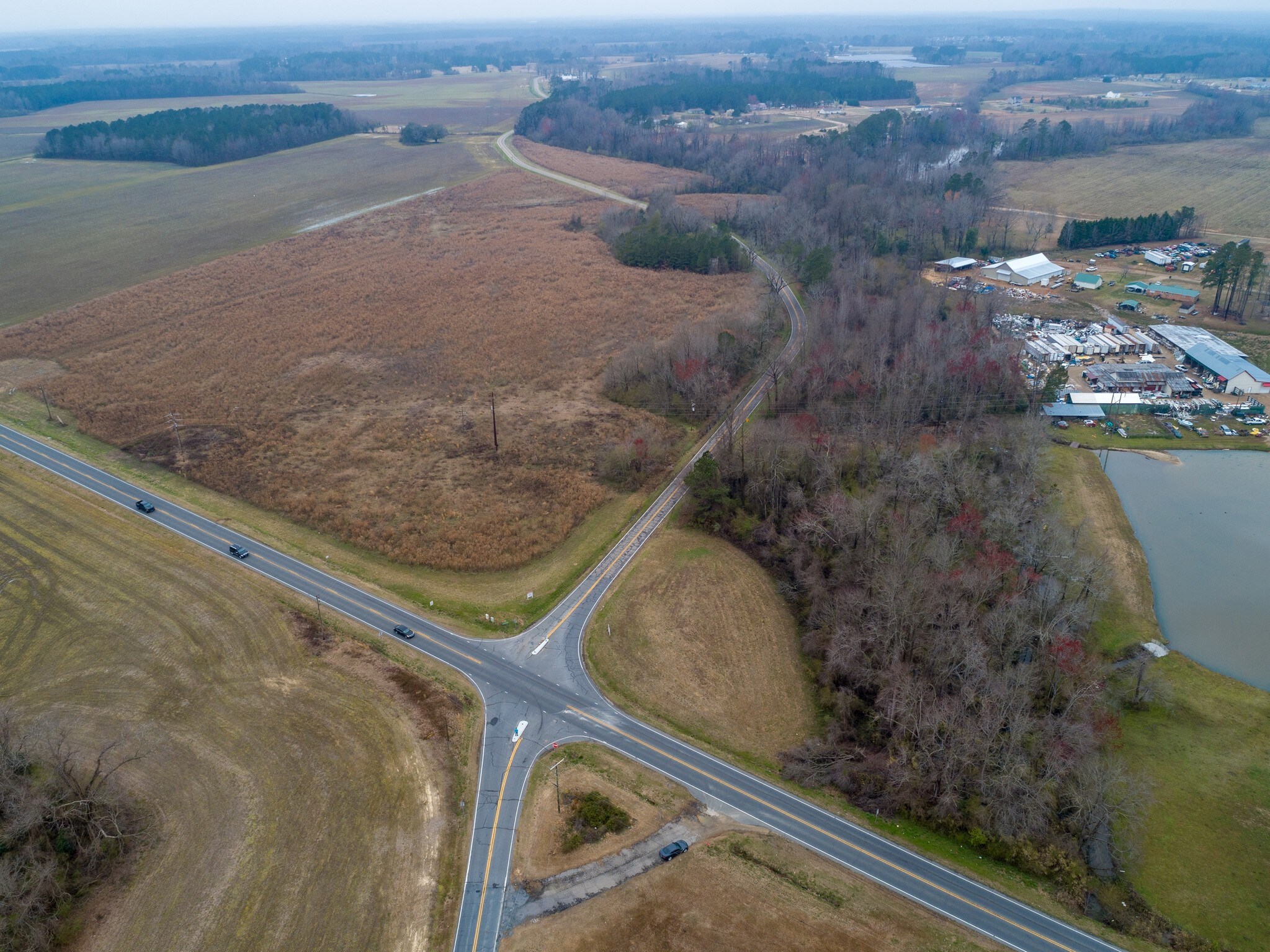 US Highway 401, Raeford, NC for sale Aerial- Image 1 of 1