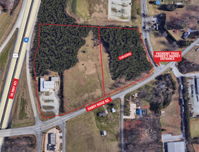 2918 Sandy Ridge Rd, Colfax, NC - aerial  map view