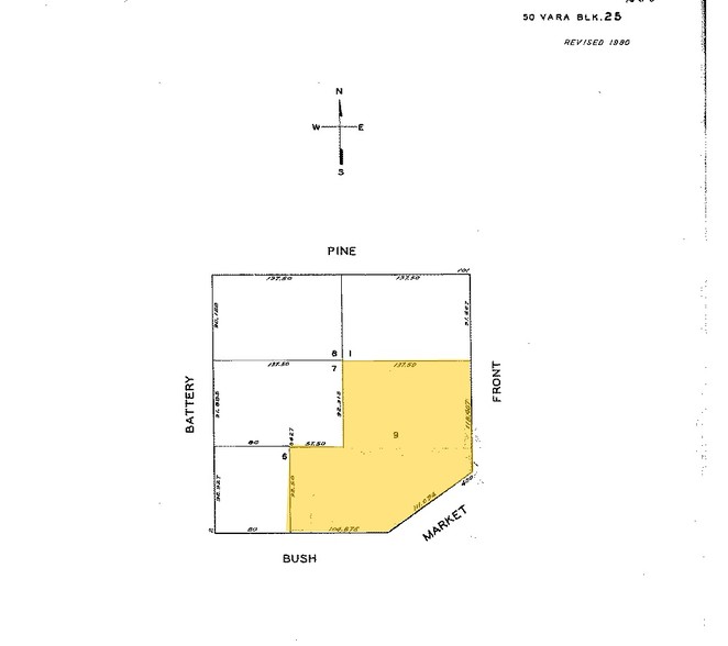 One Front St, San Francisco, CA for rent - Plat Map - Image 2 of 3