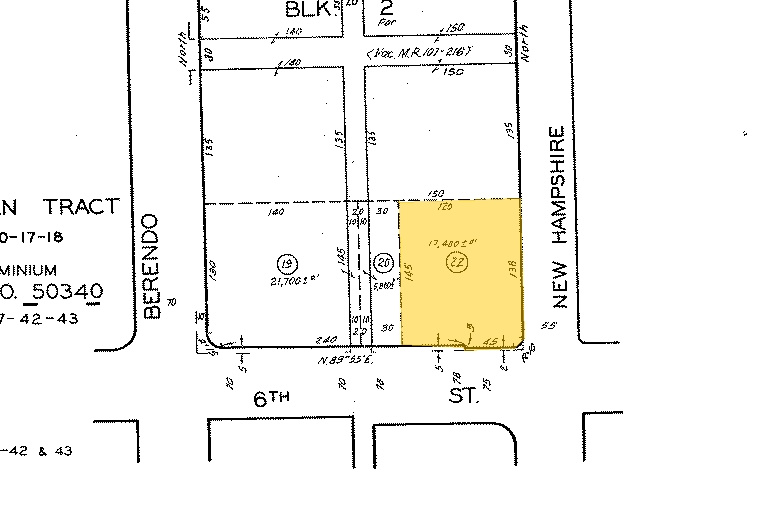 3251 W 6th St, Los Angeles, CA for rent - Plat Map - Image 2 of 6