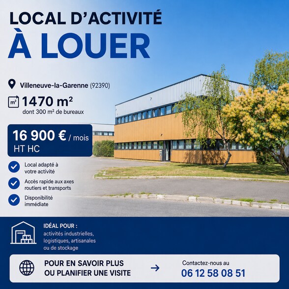 44-46 Avenue Du 8 Mai 1945, Villeneuve-la-Garenne to rent - Building Photo - Image 1 of 6