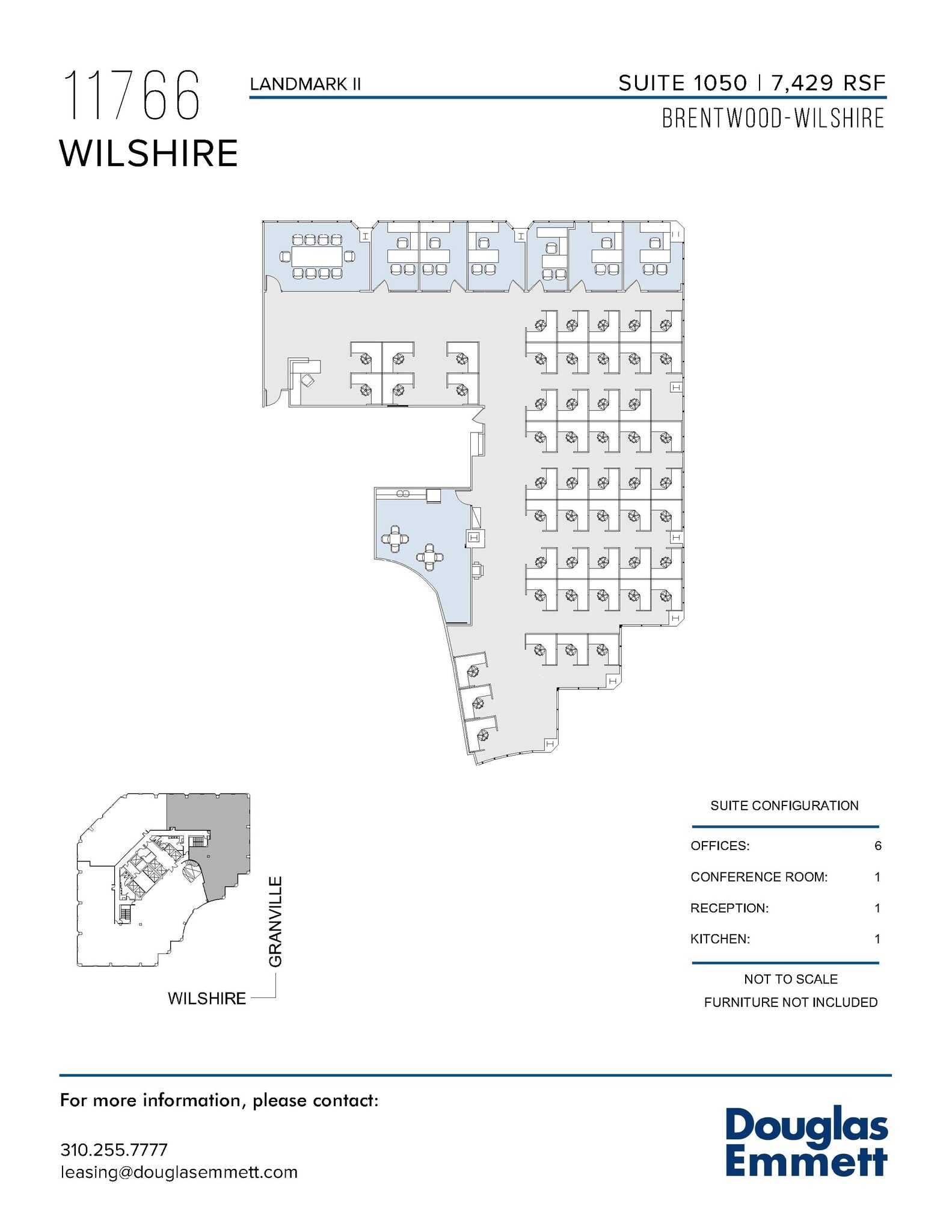 11766 Wilshire Blvd, Los Angeles, CA to rent Floor Plan- Image 1 of 1