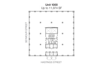 555 W Hastings St, Vancouver, BC for rent Floor Plan- Image 1 of 5