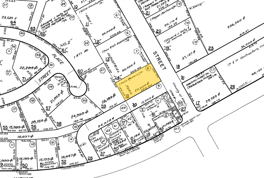 190 Alamaha St, Kahului, HI for rent - Plat Map - Image 2 of 6