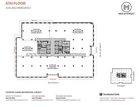 1850 M St NW, Washington, DC to rent Floor Plan- Image 1 of 2