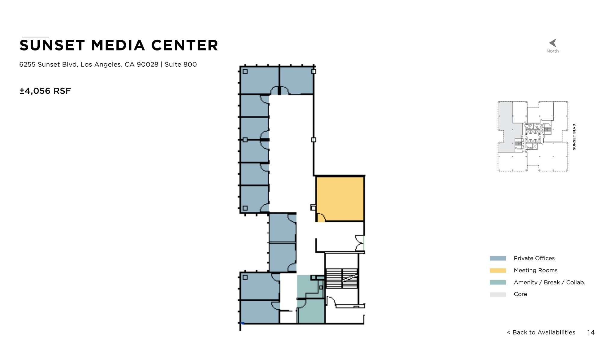 6255 W Sunset Blvd, Los Angeles, CA to rent Site Plan- Image 1 of 1