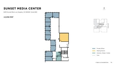 6255 W Sunset Blvd, Los Angeles, CA to rent Site Plan- Image 1 of 1
