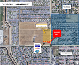 NWC Calloway Dr & Snow Rd, Bakersfield, CA for sale Aerial- Image 1 of 1