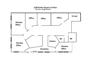 1100 Parker Sq, Flower Mound, TX for rent Floor Plan- Image 1 of 1