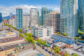 1145-1155 Robson St, Vancouver, BC - aerial  map view