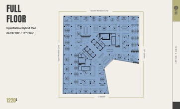1220 L St NW, Washington, DC to rent Floor Plan- Image 2 of 8